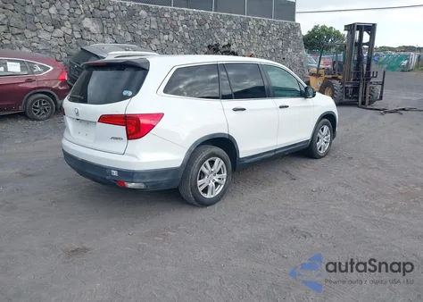 2017 Honda Pilot Lx z USA, uszkodzony, nr VIN 5FNYF6H19HB031214